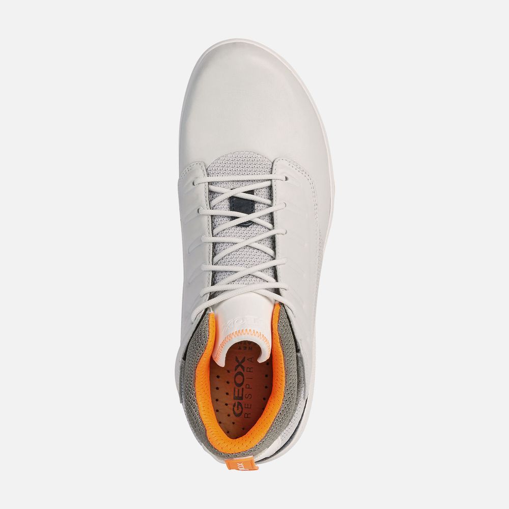 Geox Sneakers White/Orange Modual Abx - Geox Mens Shoes - ITSKQH076